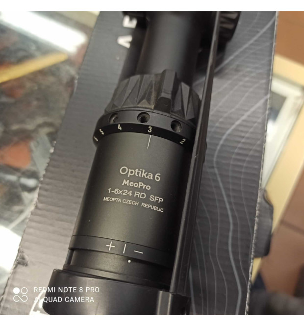Meopta Meopro Optika 6 1-6x24 RD SFP illuminato Usato