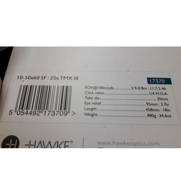 Hawke Sidewinder ED 10-50×60 TMX