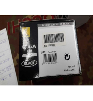 Nikon Aculon A 30 10x25 Black Binocolo