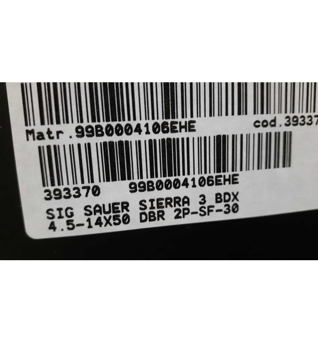 Sig Sauer Sierra Cannocchiale 3 BDX 4.5-14X50 DBR 2P-SF-30   Sig Sauer Sierra Cannocchiale 3 BDX 4.5-14X50 DBR 2P-SF-30