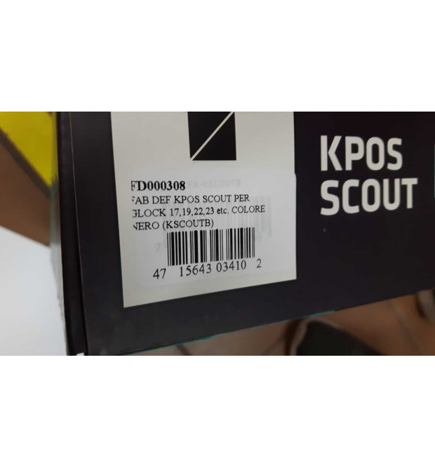 Fab Defense KPOS Scout -G2 per Glock 17,19,22 etc nero