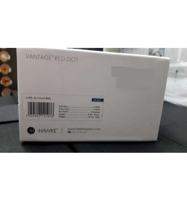 Hawke Vantage Red Dot 1x30:911 mm Rail