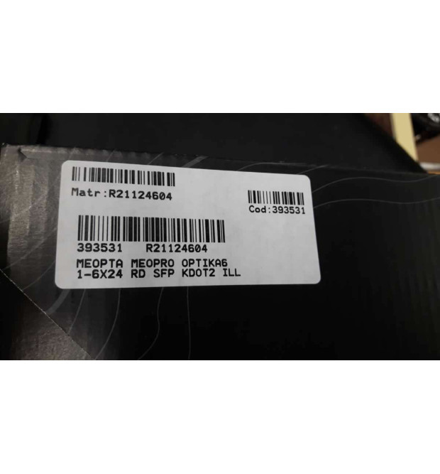 Meopta Meopro Optika 6 1-6x24 RD SFP Reticolo K Dot 2 Illuminato