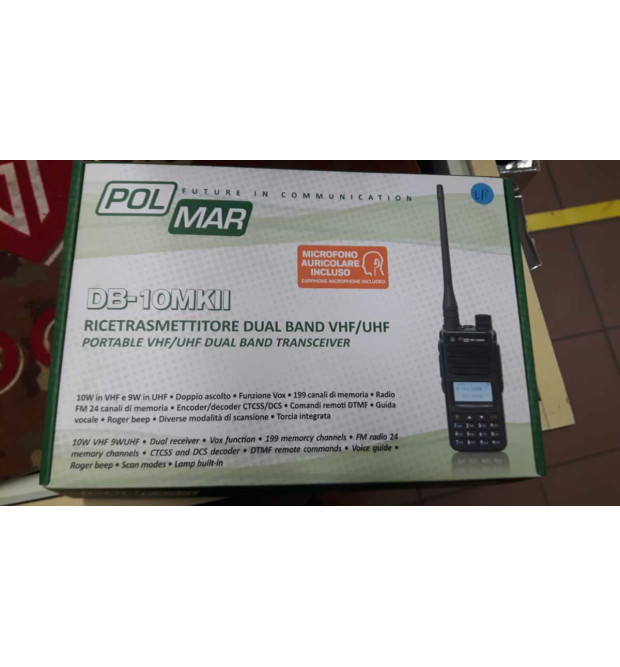 Pol Mar  DB-10 MKII Ricetrasmettitore Dual Band VHF/UHF 10 W