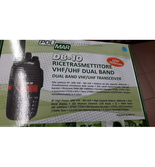 Pol Mar  DB-10 Ricetrasmettitore Dual Band VHF/UHF portatile