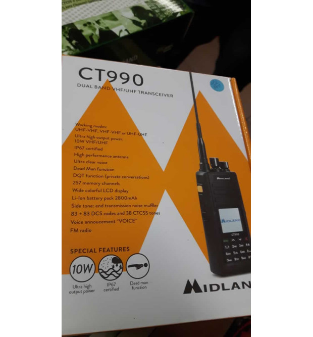 Midland CT990 Dual Band Amatoriale 10W