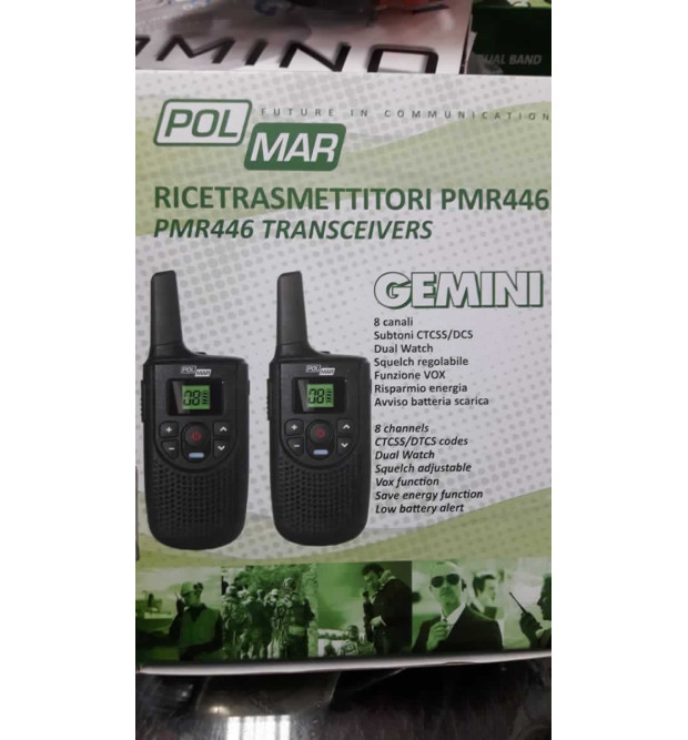 Pol Mar  Ricetrasmettitore PMR446 Gemini