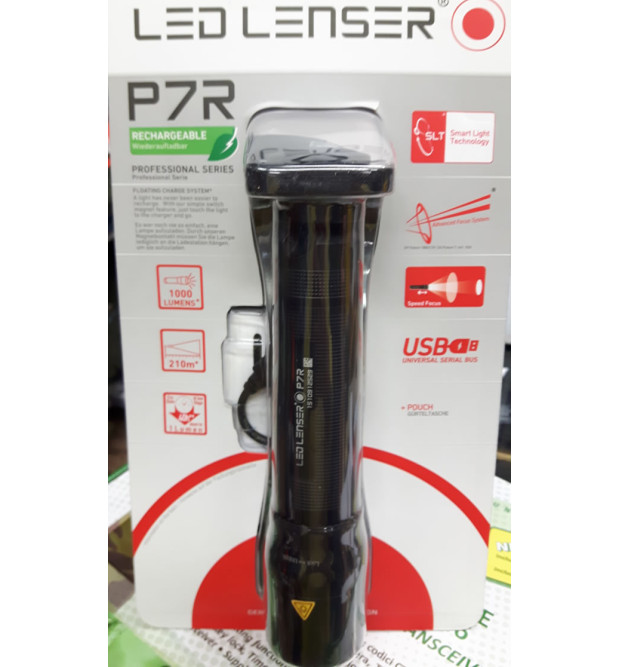 Led Lenser P7R Torcia LED Ricaricabile 1000 Lumens