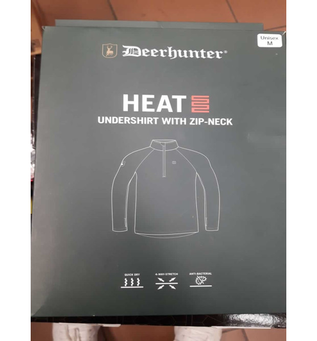 Deerhunter Heat Undershirt With Zip-Neck (Power Bank Compreso)