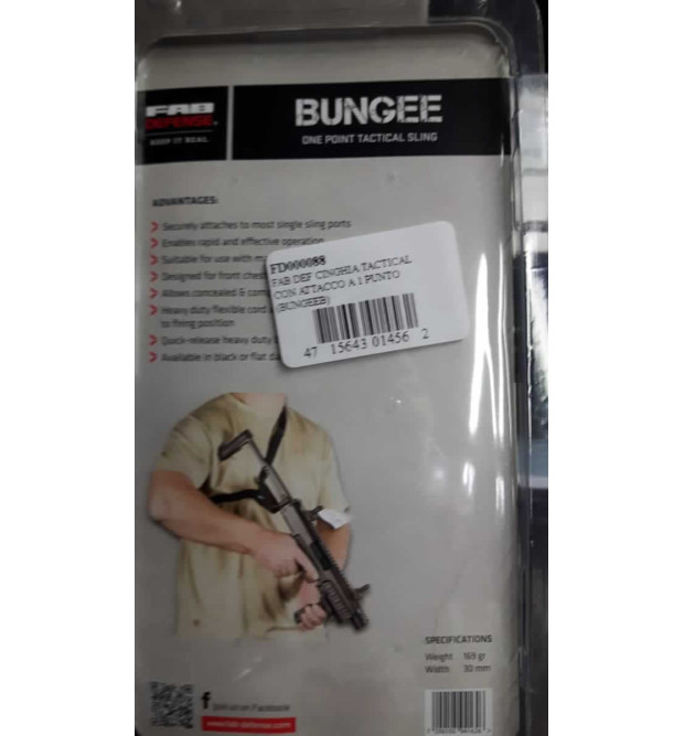 Fab Defence Bungee Cinghia Tactical con Attacco a 1 punto