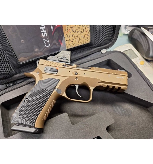 CZ Shadow 2 Compact Bronze + Holosun Limited Edition cal.9x19