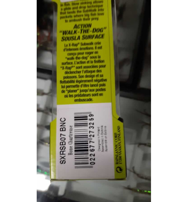 Rapala Saltwater X-Rap Subwalk Slow sinking