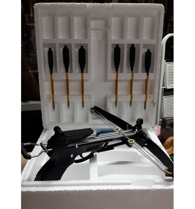 Pistola a balestra carrucolata