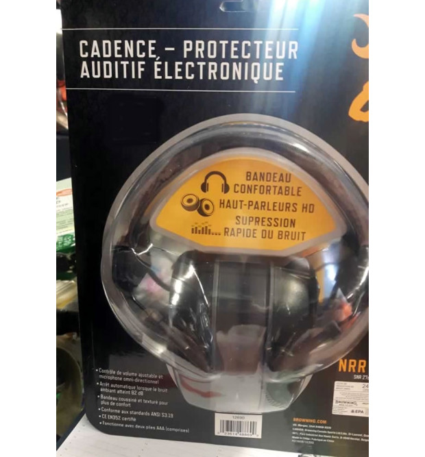 Browning Cuffia Elettronica Cadence NRR 24