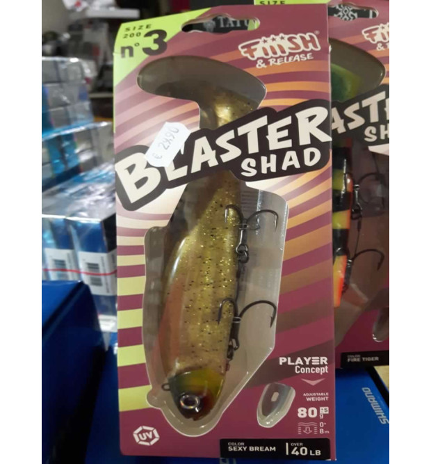 Fiiish Blaster Shad Esca per luccio