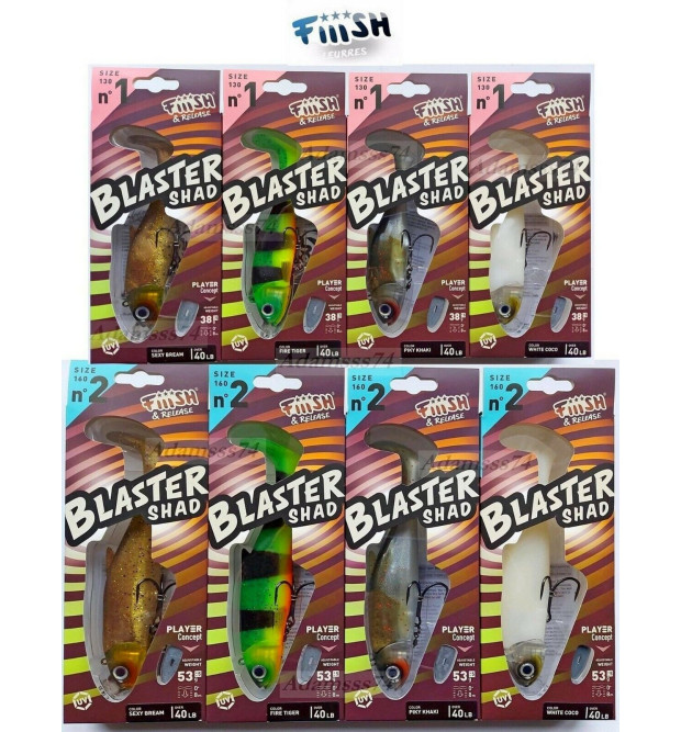 Fiiish Blaster Shad Esca per luccio
