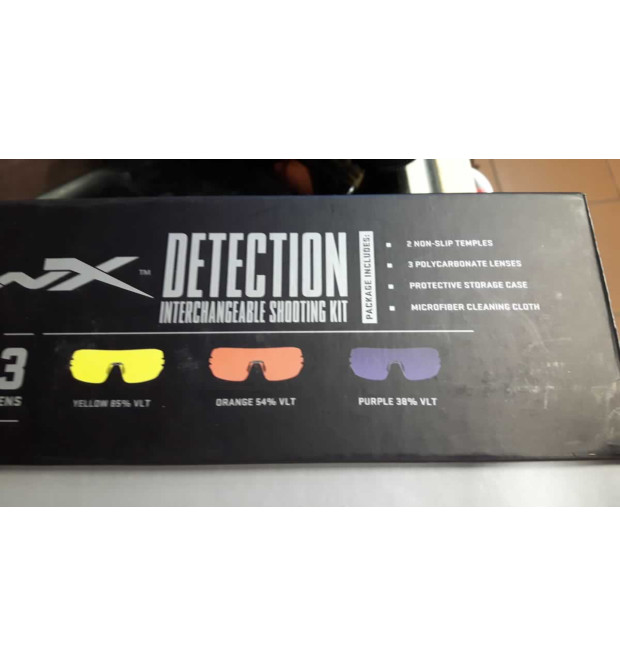 Wiley Occhiali da Tiro Detection con Lenti intercambiabili Wiley Occhiali da Tiro Detection con Lenti intercambiabili