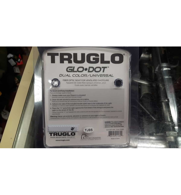 Truglo Mirino Glo Dot Dual Color-Universal