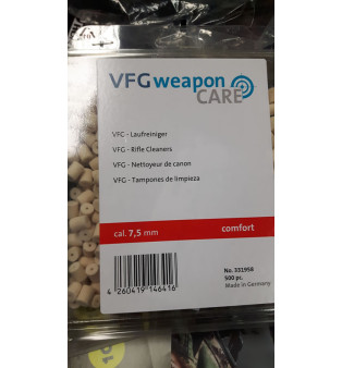 VFG Weapon Care feltrini per pulizia armi cal. 7.5 mm VFG Weapon Care feltrini per pulizia armi cal. 7.5 mm