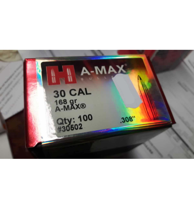 Hornady 30 cal .308 168 gr A-Max