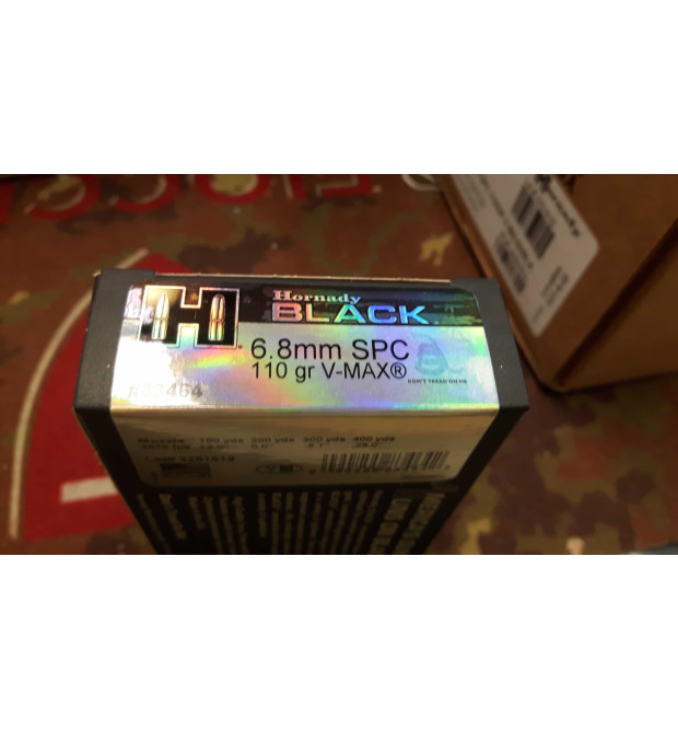 Hornady Black 6.8 mm SPC 110 gr V-MAX