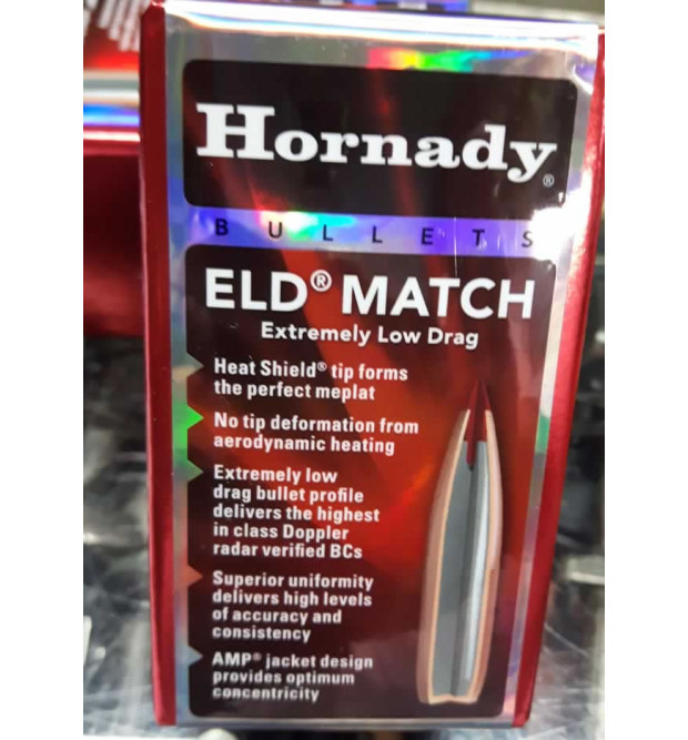 Hornady Eld Match palle 6,5 123gr 