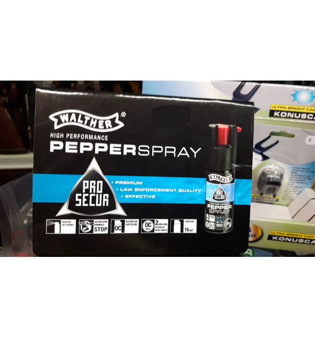 Walther ProSecur spray al peperoncino 10% OC Walther ProSecur spray al peperoncino 10% OC